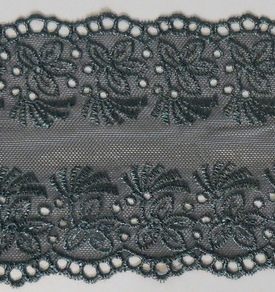 Nylon Lace 4119 10cm (14.5 yard), Middle Grey 345